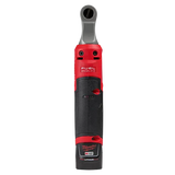 Milwaukee 2566-22 M12 FUEL Brushless Lithium-Ion 1/4 In Cordless High Speed Ratchet Kit with 2 Batt