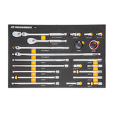 GEARWRENCH 86521 21 Piece 3/8" 90T Ratchet & Drive Tool