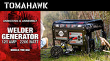 120 Amp Engine Driven Welder Generator 2200 Watt 7 HP Gas Powered