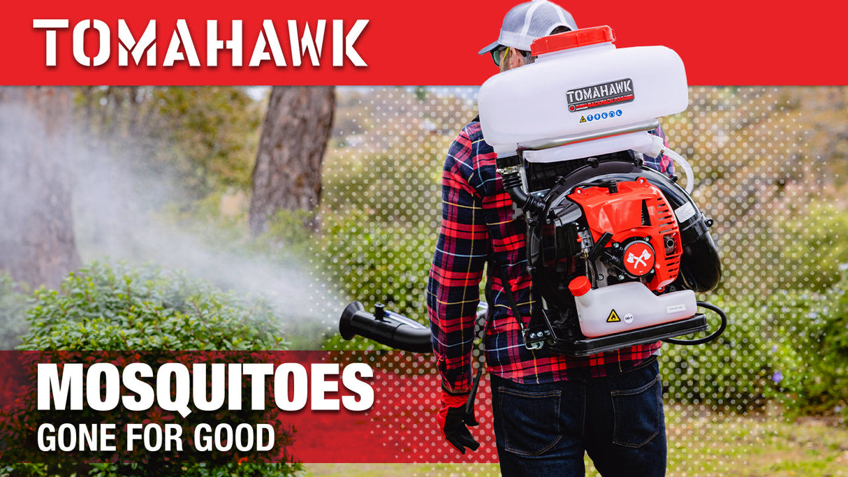 3.7 Gal Turbo Boosted Backpack Mosquito Fogger Leaf Blower for Pest Control