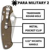 Spyderco C81MPCW2 Para Military 2 Signature Knife