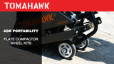Vibratory Plate Compactor Tamper with Kohler Engine for Dirt Gravel Soil Compaction