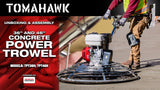 36" Concrete Power Trowel 5.5HP Honda with Float Pan Cement Finishing Tool