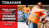 Tomahawk PRO Series Honda Power Screed Single Magnesium Blade Bundle (Choose 4ft, 6ft, 8ft, 10ft, 12ft, 14ft, 16ft)