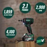 Metabo HPT WH36DBGM Kit with Battery and Charger